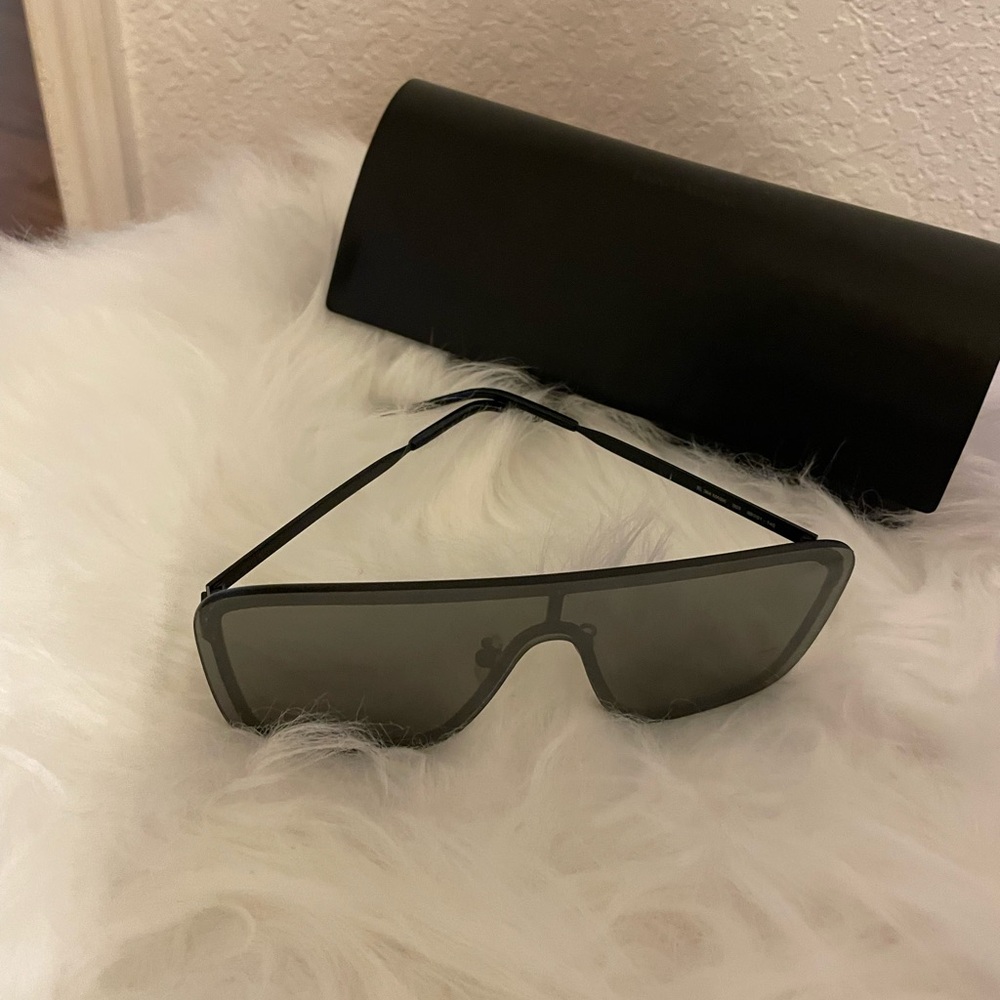 Stylish Black SAINT LAURENT Sunglasses with Case